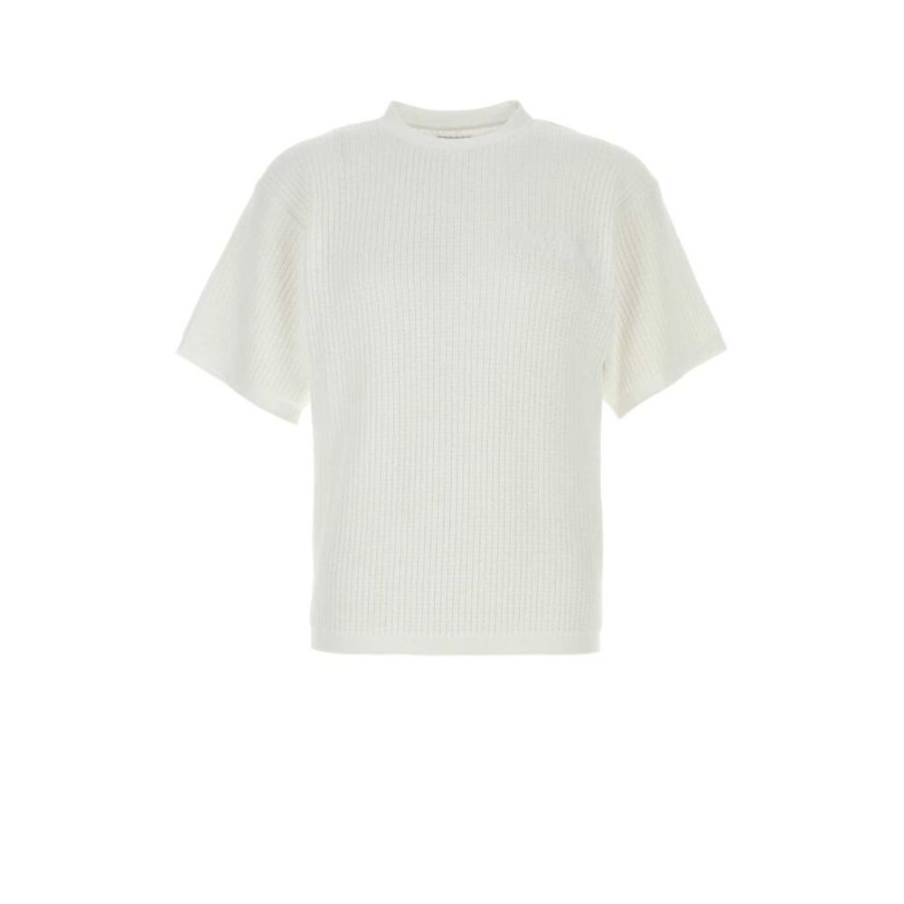 Magliano Men White Cotton Waffle T-Shirt